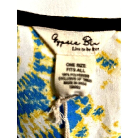 Gypsieblu Caftan Kaftan Maxi Long Boho  Dress -One Size  Kimono Slvs  V-Neck NWT - Picture 6 of 10